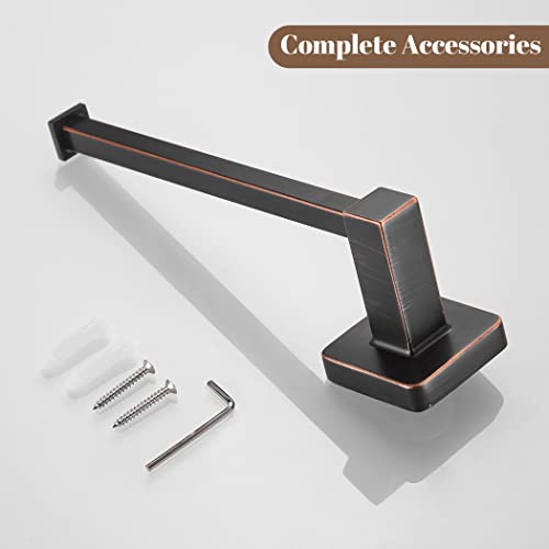 Bronze Toilet Paper Holder, Oil Rubbed Toilet Roll Holder Wall Mount Toilet Tissue Hanger Square Stainless Steel Bathroom Accessories #TOP7