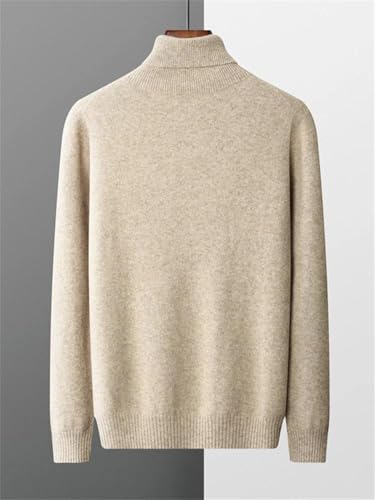 Men's Cashmere Blend Sweaters Turtleneck Pullovers Fall Winter Casual Soft Warm Tops Comfortable Knits2