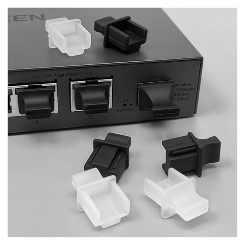 Fundas antipolvo RJ45 Ethernet para mantener limpio el estudio en casa 5
