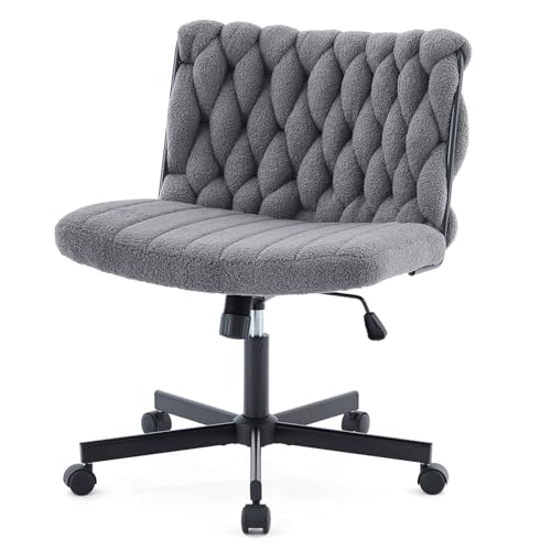 ガービーライフ(GarveeLife)オフィスチェア デスクチェア あぐら椅子 デスク チェア 座面広い 幅66 cm 学習 360°回転 高さ調節 ソファチェア 疲れない椅子 腰痛対策 一人掛け (グレー)