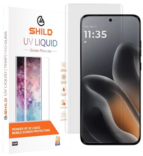 Image of Uyiton Privacy Tempered Glass Screen Protector Compatible with ---- (6.82 Inch) | Curved UV Anti-Spy Screen Guard | 9H Hardness | HD Clear | Fingerprint Sensor Support | Full Coverage | Easy Installation | Pack of 1 (Motorola Edge 70 Fusion)