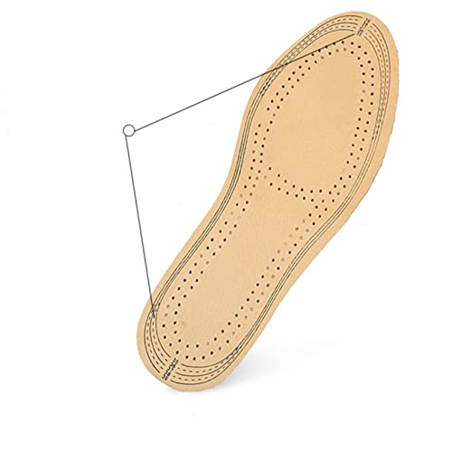 Plantillas de piel de cerdo transpirables para deportes y uso casual miniatura 3