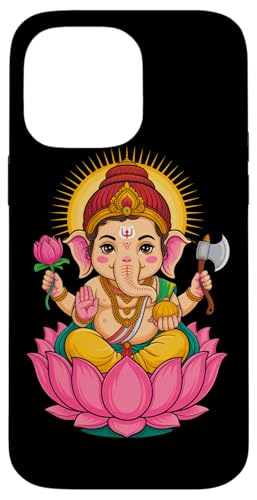 Hindou Ganesh Puja Elephant God India Meditation Yoga Murti X}zP[X iPhone 14 Pro Max p
