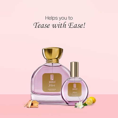 Image of JIDEN Luxury Flirt Eau De Parfum, Perfume For Girls, 30ml with Jasmine, Peony & Freesia Notes | Premium Aqua & woody Long Lasting Luxury Perfume Women | Gift Items for Women
