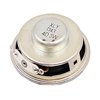 Hsthe Sea 4 STÜCKE Runder Mikrolautsprecher Durchmesser 1,5 Zoll 4 Ohm 3 W Audiolautsprecher Stereo-Woofer-Lautsprecher für Arduino – Ansicht 2