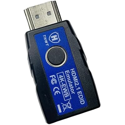 HDMI 2.1 4K EDID Emulator (Model: 4K-EWB), Supports SCDC and EDID Copying and Emulation, HDCP Pass-Through (not Bypass), Pre-Set EDIDs are 4K@60Hz 4:4:4 and 4K@120Hz 4:2:0 with 2.1 Channel Audio