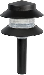 Sterno Home GL22627BK, Black Paradise Low Voltage Plastic 4-Watt Two Tier Path Light