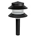Paradise by Sterno Home Low Voltage Plastic 4-Watt Two Tier Path Light, Black