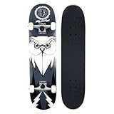TITUS Skateboard Blackbird Owl, 8'