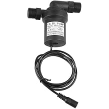 DC Brushless Pump, 12V Hot Circulation 10W 8L/min Circulating High Temperature for Industry, Pressurization