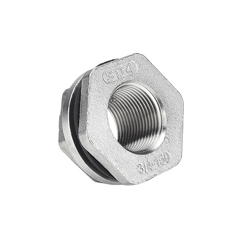 304�X�e�����X�|�̐��^���N�R�l�N�^�������˂��t���R���^���N�C���^�[�t�F�[�X�o�P�c���^���N���o���J�����R�l�N�^�r���p�C�v(Within-G1-1/4*outside 48mm)