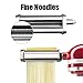 S SMAUTOP Pasta Roller And Cutter Set for all types KitchenAid Stand Mixer,including Pasta Sheet Roller,Spaghetti Cutter,Fettuccine Cutter，made by food grade stainless steel
