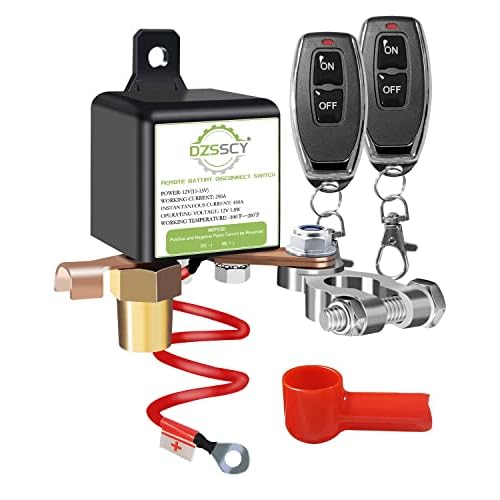 Remote Battery Disconnect Switch 12v, Kill Switch for Car Truck, Anti-Theft |…