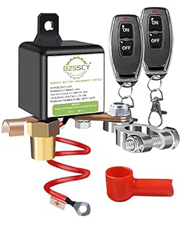 Remote Battery Disconnect Switch 12v, 250A, Upgrade Prevent Battery Drain, Disconnect Negative Car Kill Switch Anti-Theft, Remote Battery Kill Switch for Car, Truck, RV