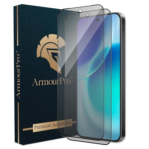Image of ArmourPro Anti-Glare Matte Tempered Glass for Vivo X300, Pack of 2 - Anti Fingerprint Screen Protector, 9H Scratch Resistant, Smooth Touch, Full Edge to Edge Coverage