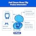 Anti Snoring Devices(8 Pack),Silicone Magnetic Stop Snoring Solution,Anti Snoring Nose Clip,Effective to Relieve Snoring,Snoring Devices for Men and Women,Blue