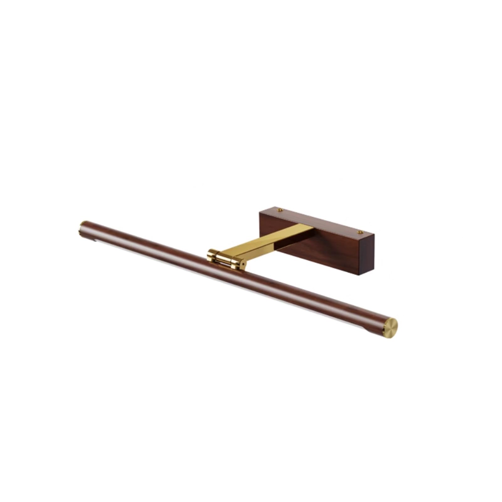 Accesorios de iluminación para tocador de baño Accesorios de iluminación para tocador de Grano de Madera de Nogal sobre Espejo Aplique de baño LED Ajustable Luz de Imagen de Metal