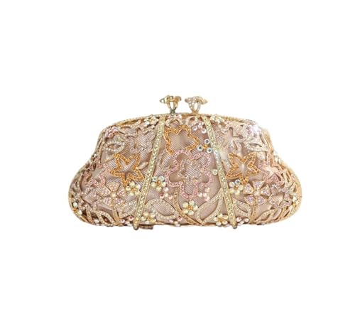 Sac de soirée diamant femme et pochette de mariage minaudière cristal multicolore