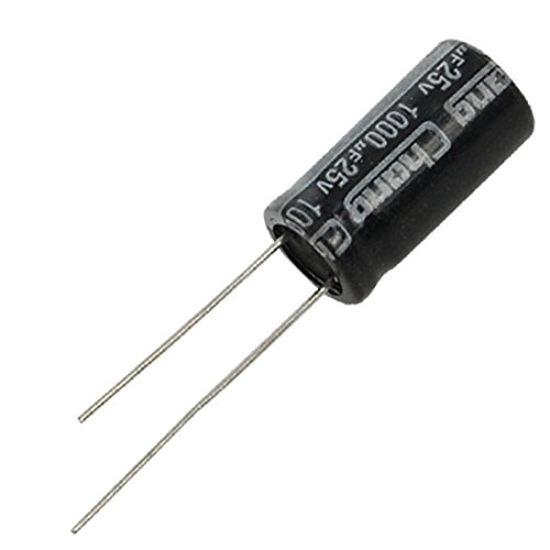 50 Pcs Radial Lead Aluminum Electrolytic Capacitors 1000uF 25V