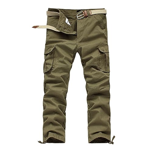 Pantalon de randonnée jaune 46 avec poches pour bouger libre