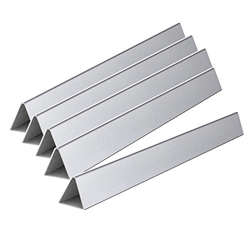BBQ Future 22.5 inch Flavorizer Bars for Weber Spirit 300, Spirit E/S310, E/S320, Genesis Silver & Gold B C, Genesis Platinum B/C, Spirit 700 (with Side Control), Stainless Steel Heat Plates, 7537