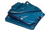 Toldo protector BRIXO 305280 Toldo rafia plastificado, Azul, 3 x 4 m