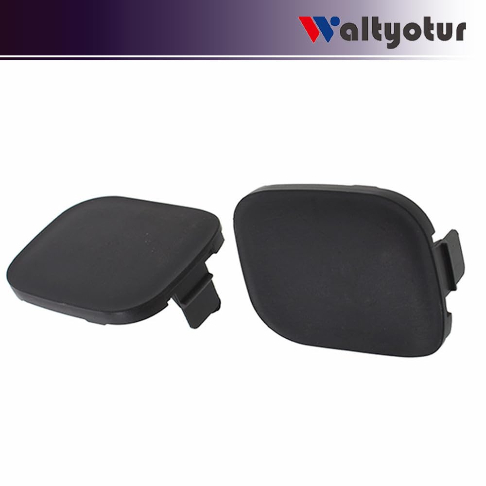 1 Pair Front Bumper Tow Hook Eye Cap Cover Left & Right Replacement for Prius 2010 2011 2012