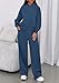 PRETTYGARDEN Womens Sweatsuits 2 Piece Set 2026 Casual Winter Long Sleeve Hoodie Loose Wide Leg Sweatpants Fall Tracksuit (Grey Blue,Large)