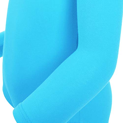 Magic Town Long Sleeve Leotard For Girls Toddler Gymnastics Ballet Dance (4-6,Blue) #TOP5