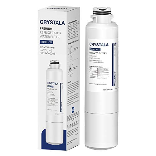 Crystala DA29-00020B Water Filter Replacement, NSF 42 Certified Compatible Samsung Filter DA29, HAF CIN EXP Water Filter, DA97-08006A Water Filter Samsung Water Filter Replacement (1 Pack)