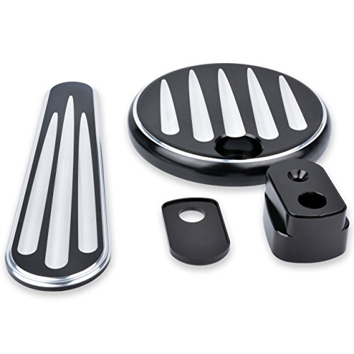 Housses de réservoir KATUR pour Harley Touring finition argentée haute précision