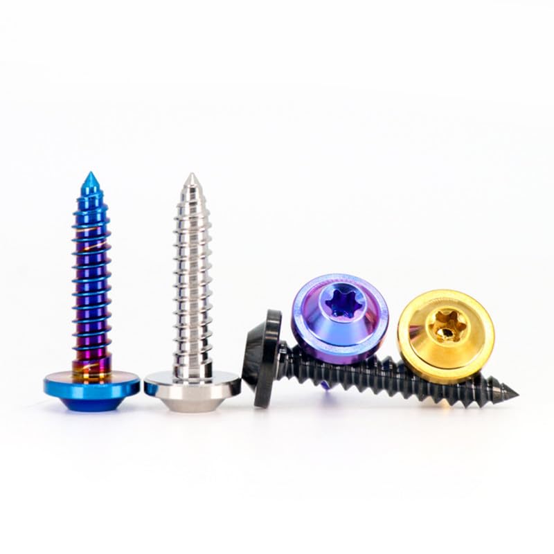 Tornillos Autorroscantes de Titanio M5x12mm Pack x4 miniatura 6