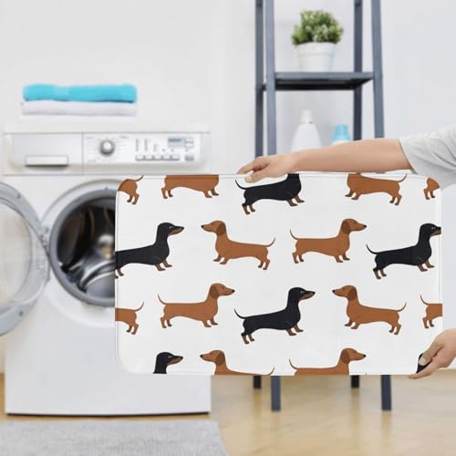 Tapis de bain antidérapants et absorbants ensemble de douche coloré - 8