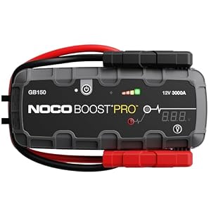 NOCO Boost GB150: 3000A UltraSafe Starthilfe Powerbank – 12V Lithium-Starthilfegerät & Starterkabel – Tragbarer Booster für Benziner bis 9, 0L & Diesel bis 7, 0L
