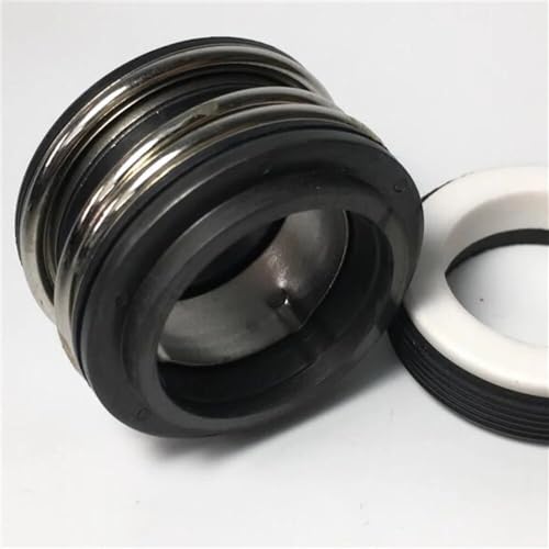 Tool Part for Type-E Fit 3/8 1/2 5/8 3/4OD Shaft Water Pump Mechanical Shaft Seal Single Coil Spring for Self-Priming Pump - (Size: Type-E/Color: CE-CA-FKM/Inner Diameter: 25.4mm)