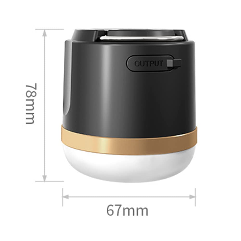 Lanterne da campeggio Mini Size Ricaricabile Magnetico Tenda Luci con Gancio per interruzioni di corrente, Luce Portatile per Campeggio Esterno Bianco