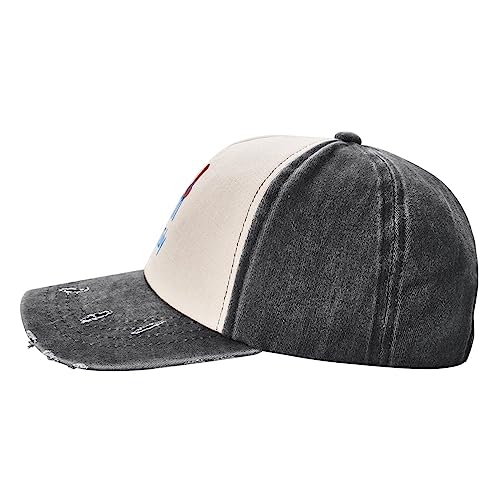 Anragon Happy 4Th Of July Hat Independence Day Washed Baseball Caps Adjustable Cotton Material Hats Black #TOP3