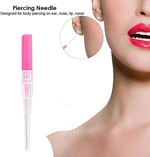 Sumpigger Catheter Piercing Needles 10Pcs 24 Gauge Ear Nose Piercing Needles Iv Catheter Needles For Piercing Cleaned Body Tattoo Tools Piercing Kit Piercing Supplies #TOP4