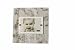 Mud Pie Planked Square Frame, Gray/White