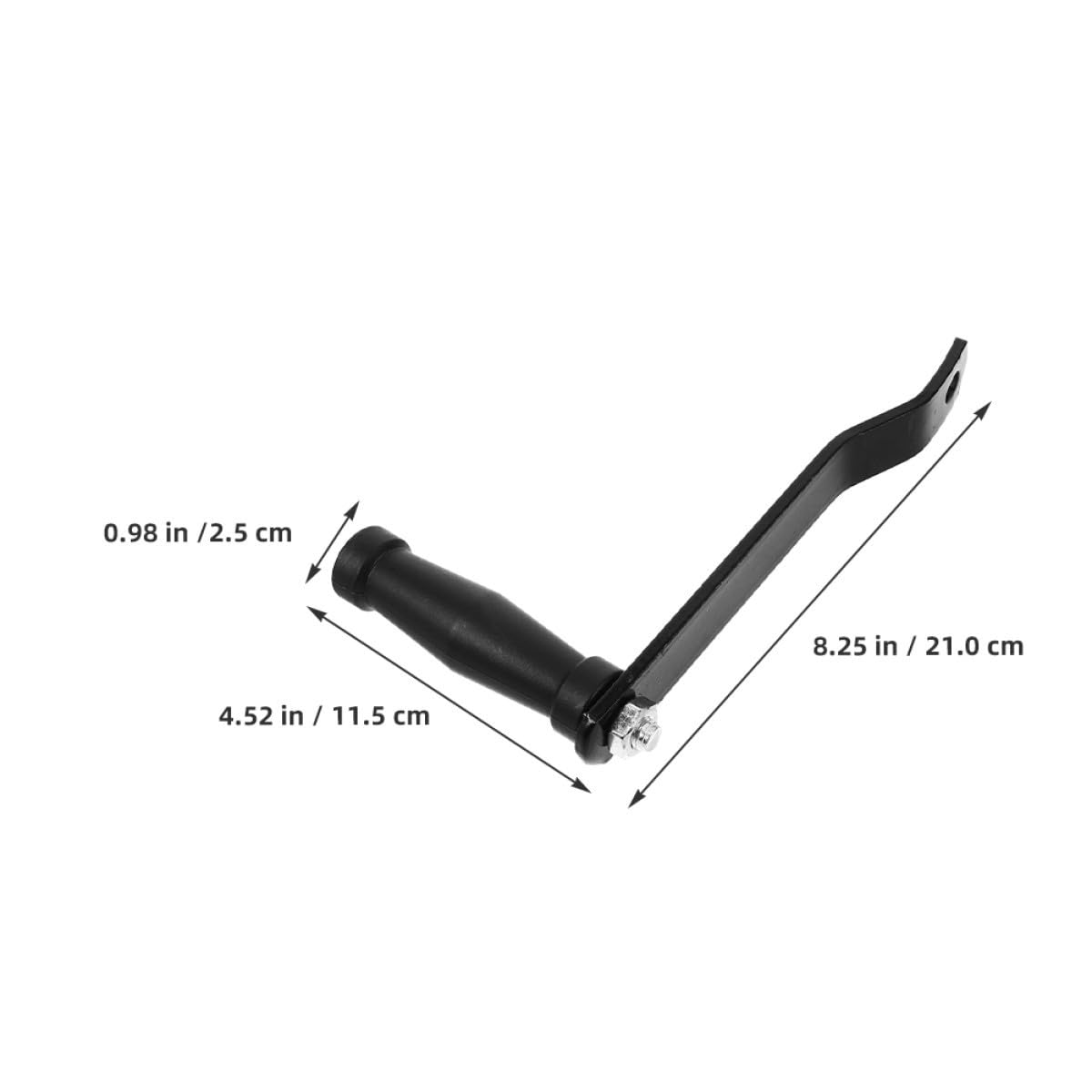 Manivelle de Treuil Manuel Galvanisé Résistante à L'usure pour Remorque de Bateau, 2pcs, Poignée Ergonomique pour Services Professionnels et Secours D'urgence