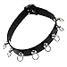 Leder Halsband Metallringe, BDSM, Story of O, Punk, Nieten, O-Ring