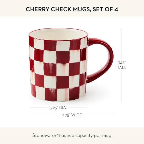 Set de 4 mugs de cerámica Stoneware 11 onzas miniatura 4