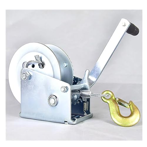 Tirador manual para barca 2000lbs con cable 7m miniatura 5