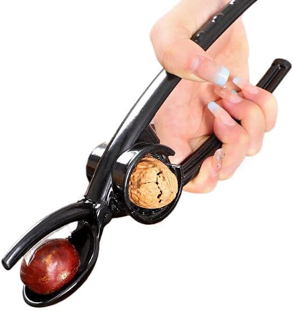 板栗开口神器两用核桃夹 Nut Crackers Nutcracker for Walnuts, Nut Cracker Kitchen Tool 子多功能剥板栗神器开切生板栗夹核桃神器 Household Cleaning，Kitchen Storage Essentials