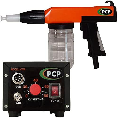 80Kv Powder Coating Gun Kit System Perfect Electrostatic Spray Powder Coat Machine for Home and Small Business Powder Coaters