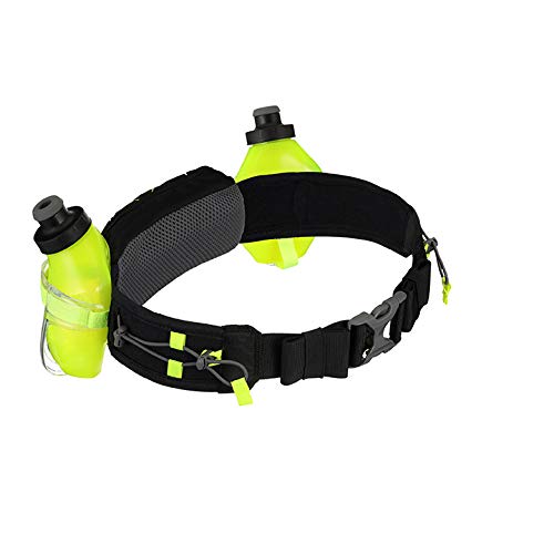 Nathan Hydration Insulated Running Belt Trail Mix Plus - Adjustable Running Belt – Trailmix Includes 2 Insulated Bottles/Flask – With Storage Pockets. Fits Most Iphones (One Size, Black) #TOP3