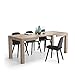Mobili Fiver, Tavolo Allungabile First, Quercia, 120 x 80 x 76 cm, Nobilitato, Made in Italy, Disponibile in Vari Colori