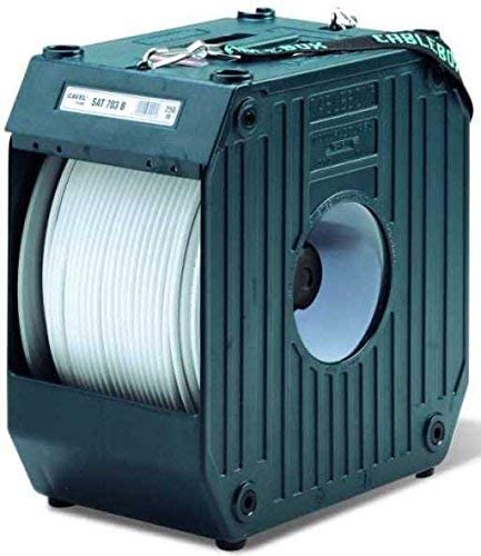 Kabelabrollbox DS 100 (senza contenuto della confezione cavo coassiale) cavo dispenser per cavo coassiale (equivalente a WISI MB 01)