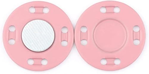 Juego de 6 botones de imán para costura, suministros de costura, hebilla magnética de metal, 3 pares de botones invisibles para ropa, abrigos,