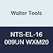 Walter Tools NTS-EL-16 009UN WXM20 Carbide NTS Threading Inserts, External Thread, Full Profile, American UN 60 Degree (Pack of 10)